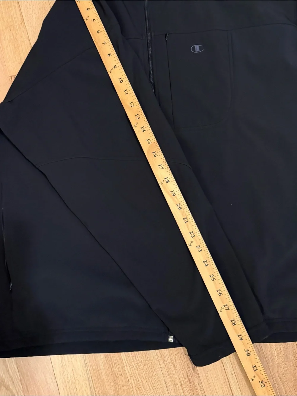 Champion Black Lightweight Full-Zip Shirt Jacket